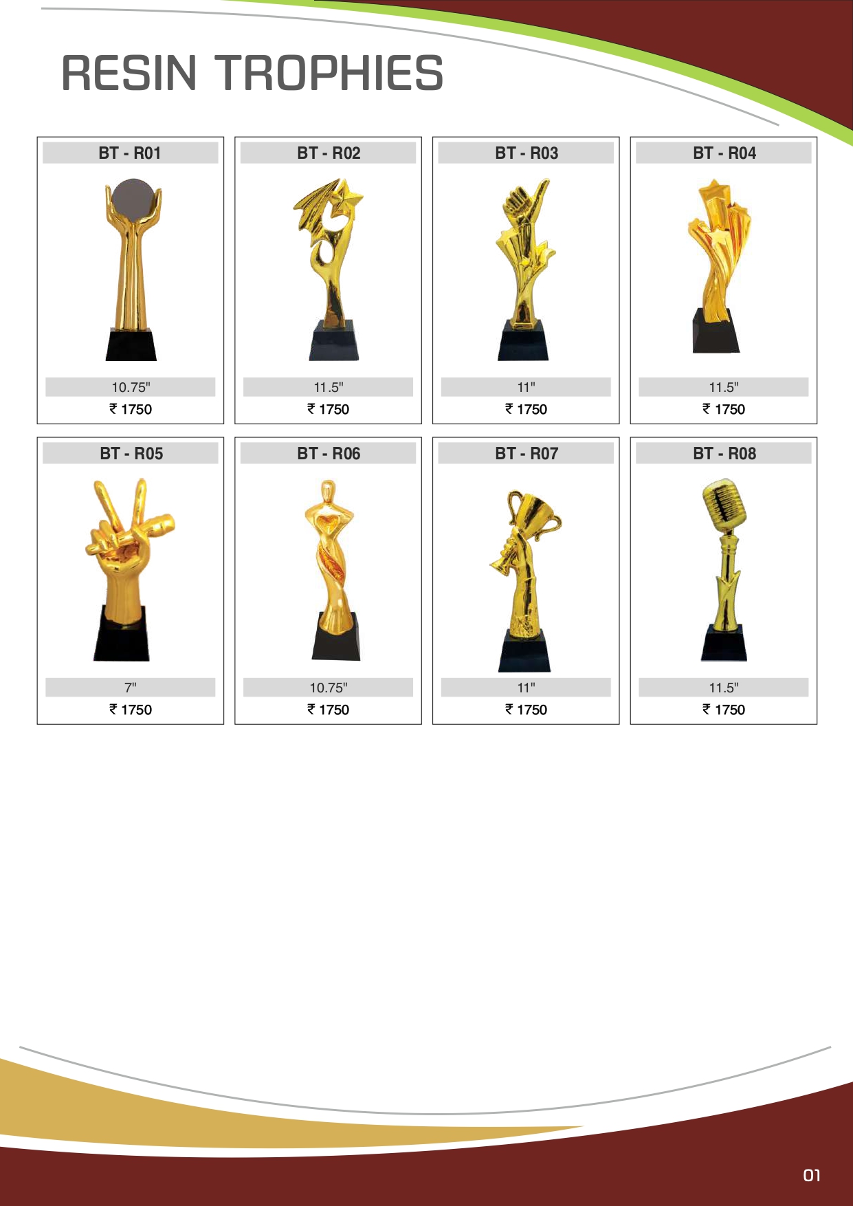 Saga Sports And Trophies - Service - Resin Trophies